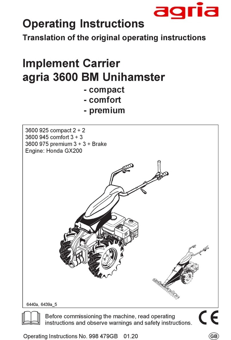 Agria 3600 925 User manual Agria 3600 925 User manual