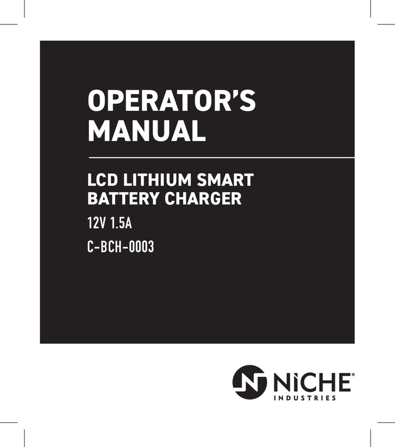 Niche C-BCH-0003 Operator's manual