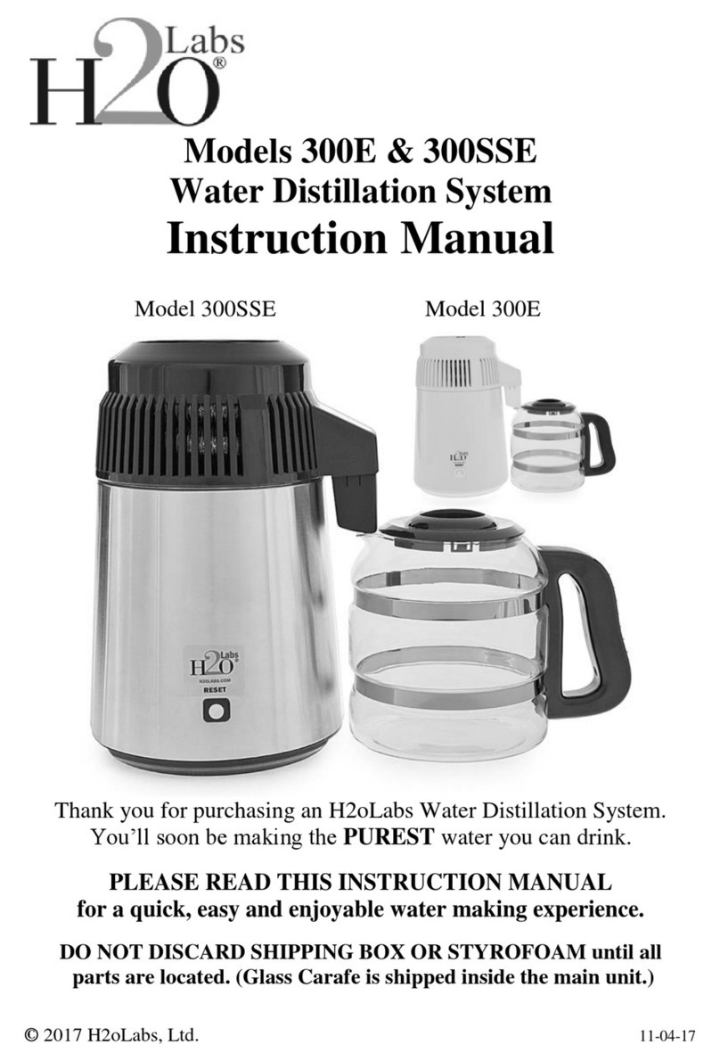 H2oLabs 300E User manual