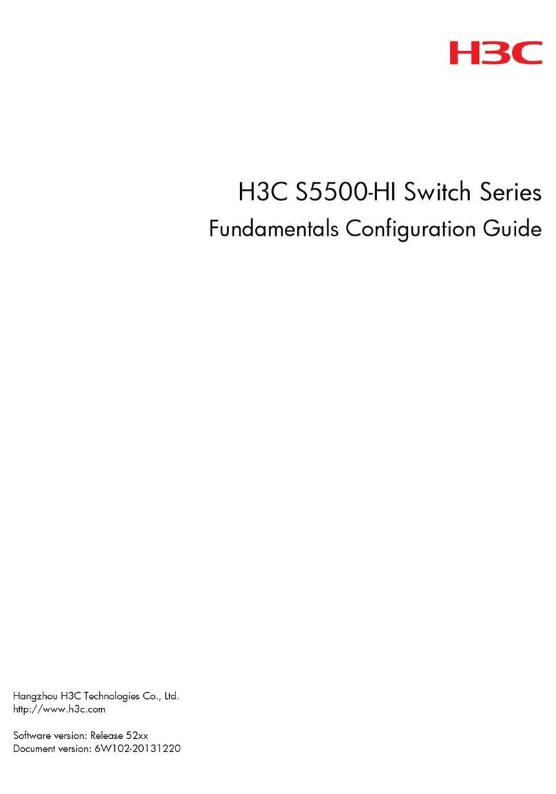 H3C S5500-HI Switch Series User manual H3C S5500-HI Switch Series User manual