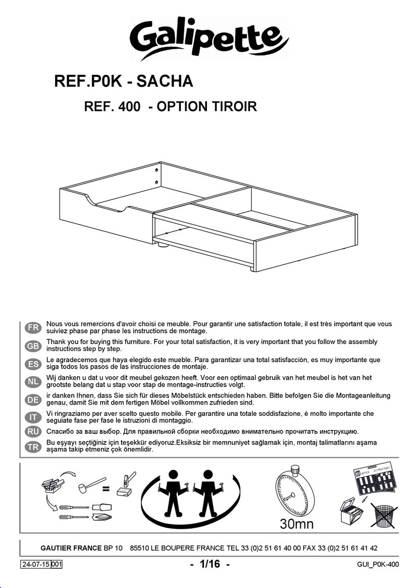 Galipette SACHA P0K400 User manual