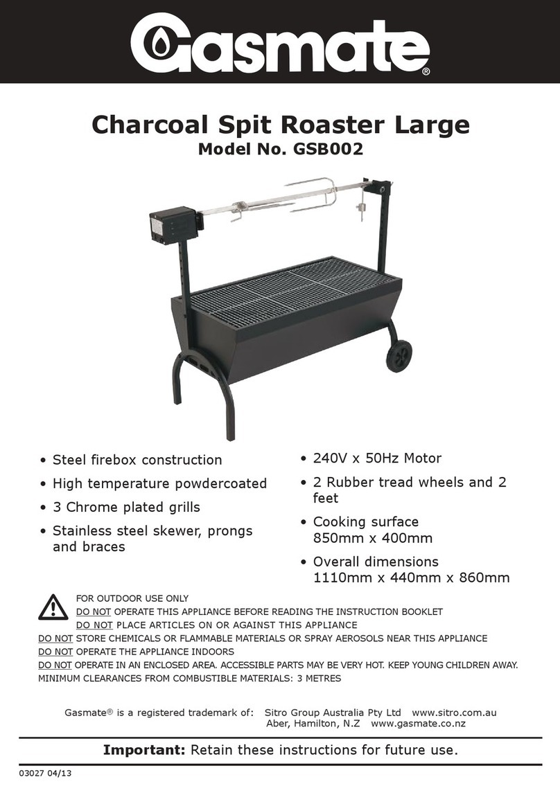 Sitro Group Gasmate GSB002 User manual