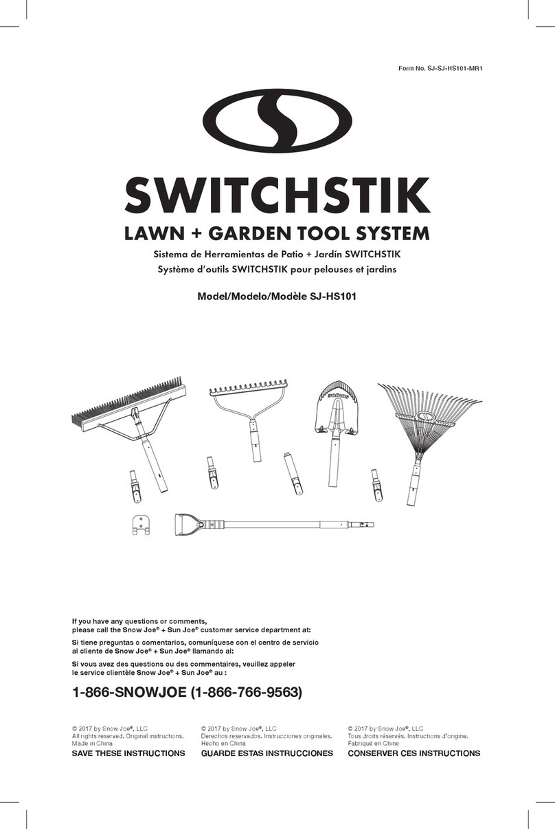 SNOWJOE SWITCHSTIK SJ-HS101 User manual