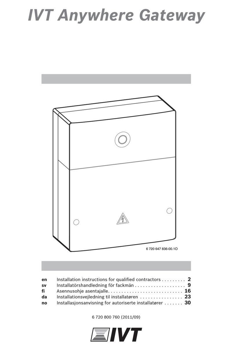 Bosch Anywhere Gateway User manual