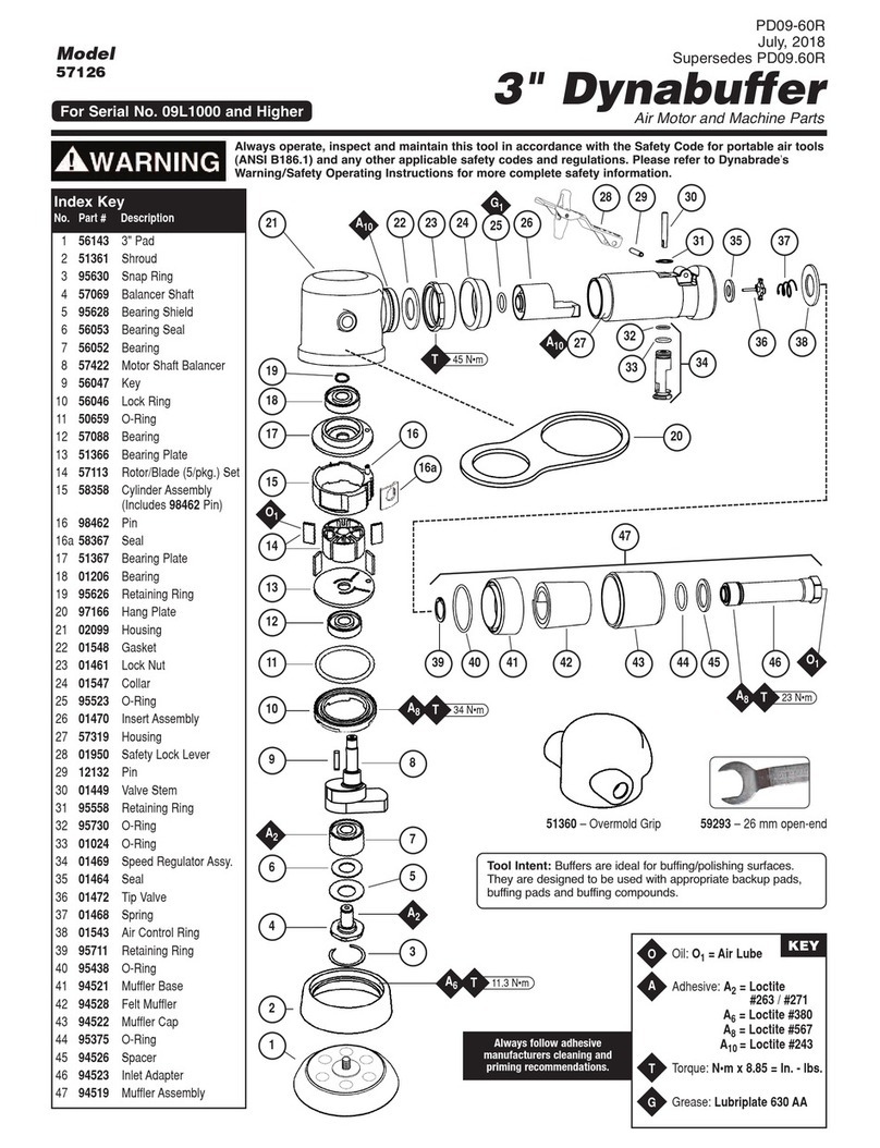 Dynabrade 09L1000 User manual