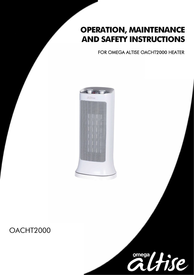 Omega Altise OACHT2000 Operation, maintenance and safety instructions