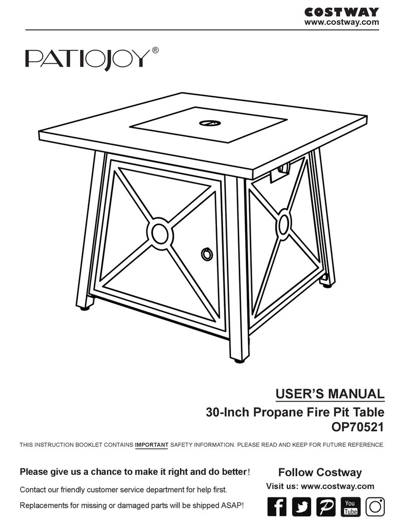 Costway PATIJOY OP70521 User manual