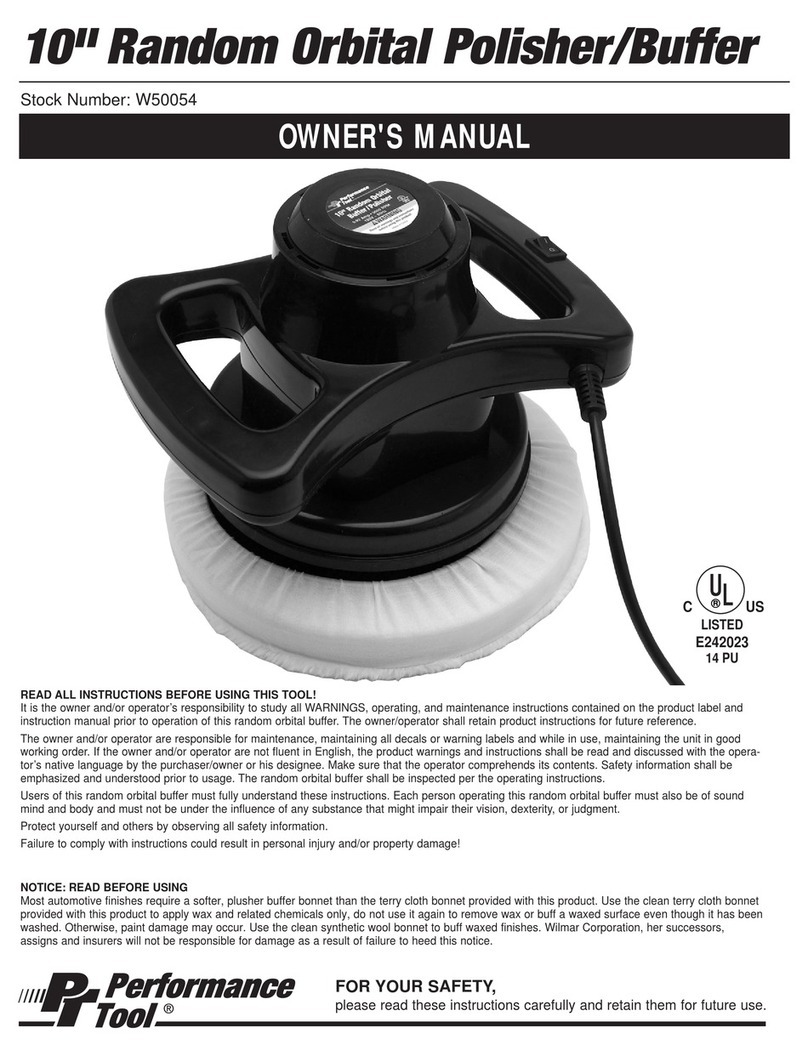 Performance Tool W50054 User manual