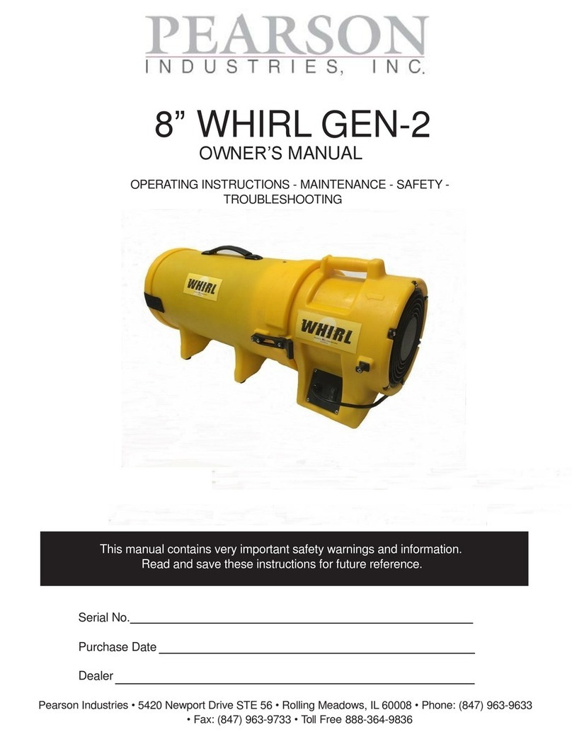 Pearson WHIRL GEN-2 owner's manual