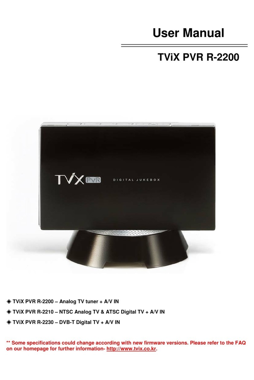TViX PVR R-2200 user manual