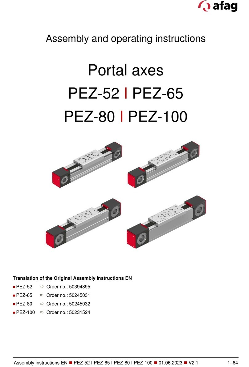 Afag PEZ-80 User manual