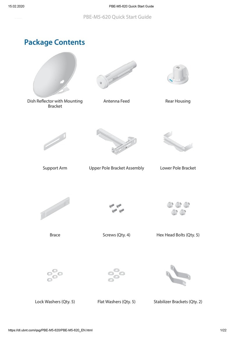 Ubiquiti PBE-M5-620 User manual Ubiquiti PBE-M5-620 User manual