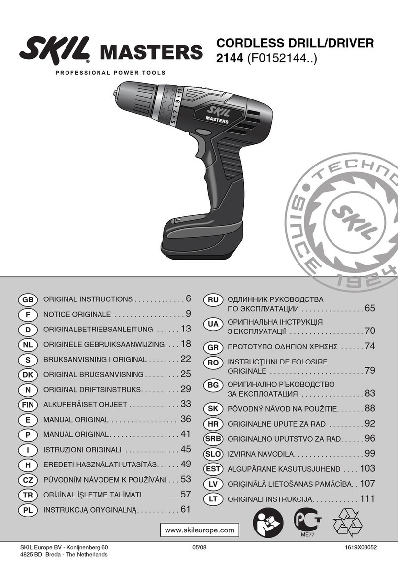 SKIL MASTERS 2144 User manual