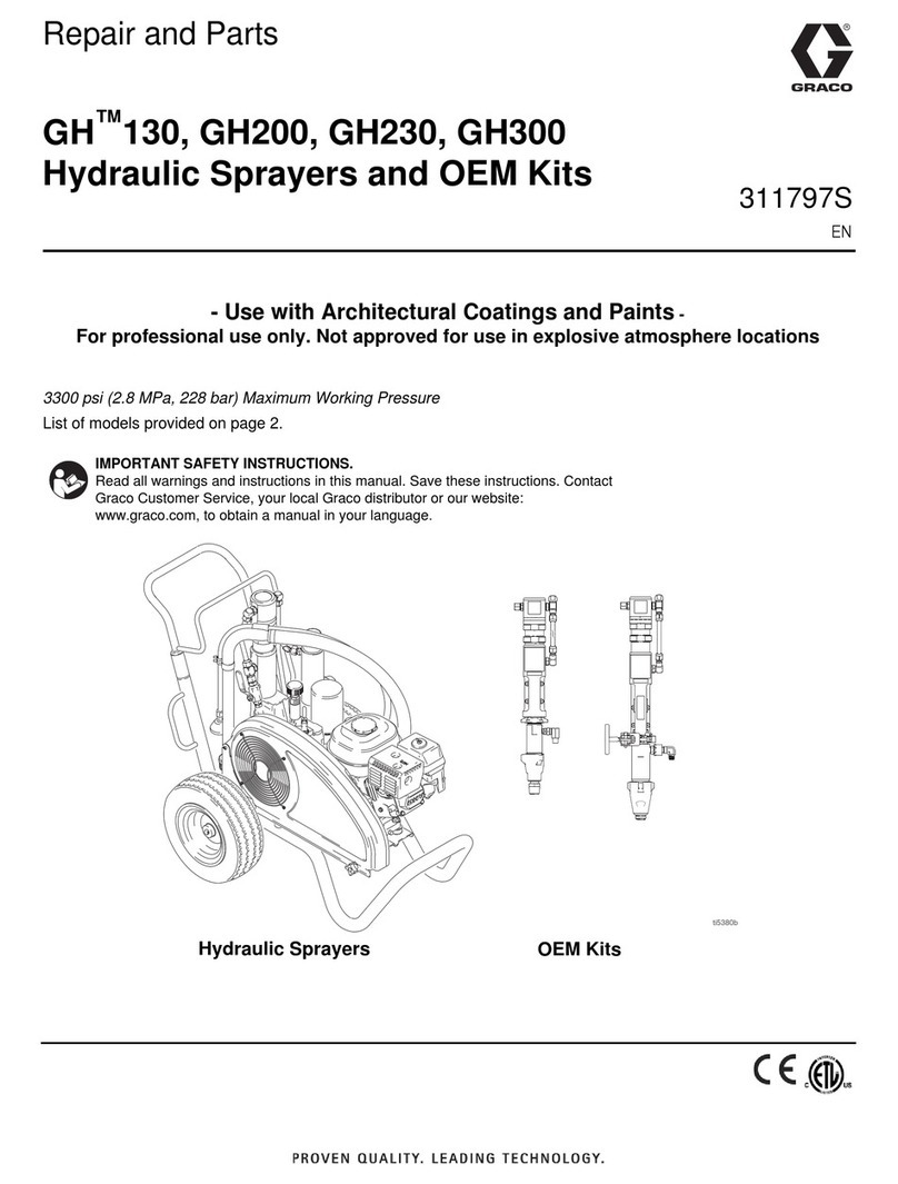 Graco GH 230 Repair and parts