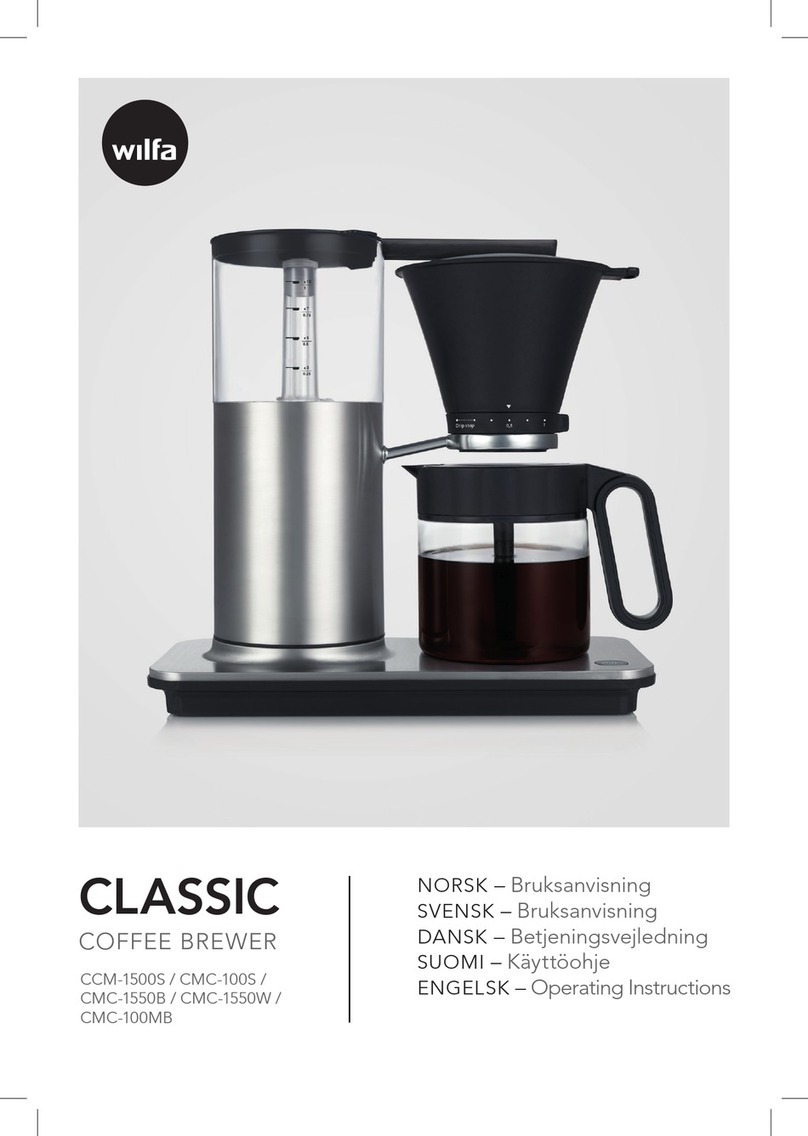 Wilfa CMC-1550B User manual