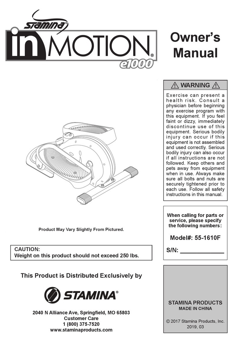 Stamina 55-1610F owner's manual