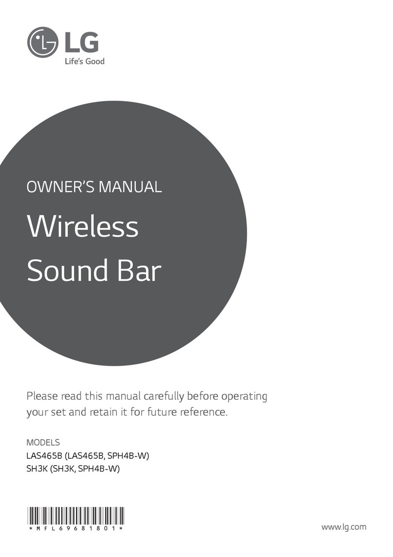 LG LAS465B User manual