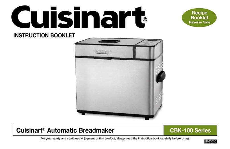 Cuisinart CBK-100 Series User manual