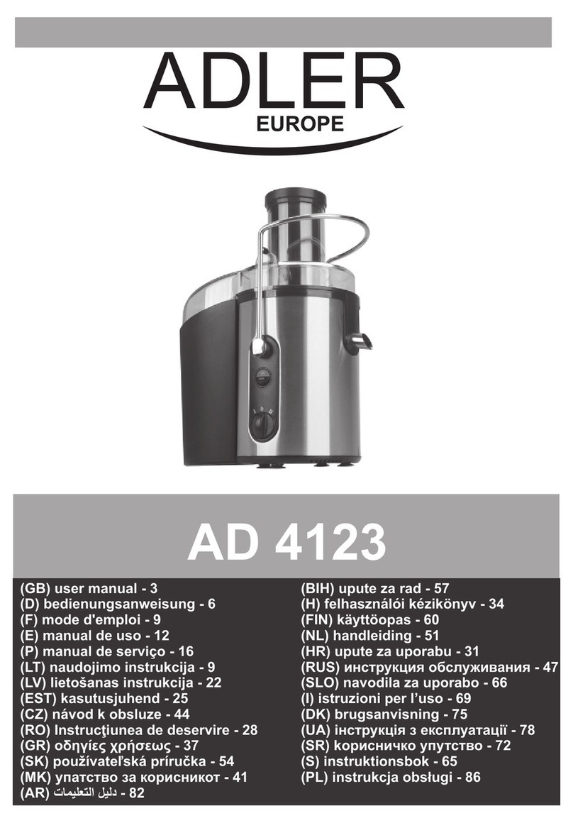 Adler Europe AD 4123 user manual