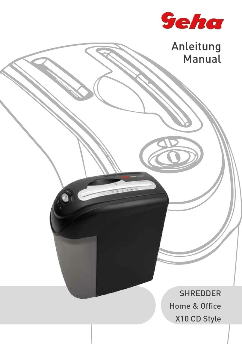 GEHA Home & Office X10 CD Style User manual