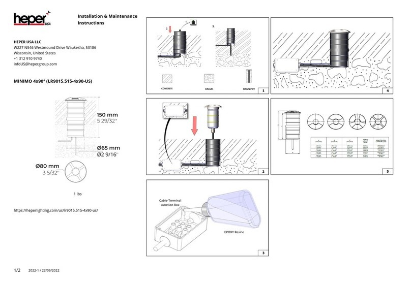 HEPER MINIMO 4x90 Installation and operating instructions