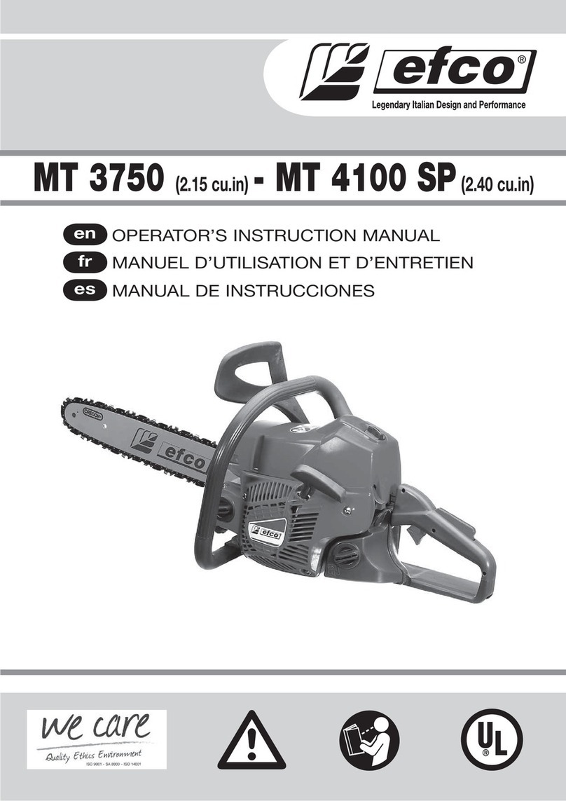 Efco MT 3750 Operator's instruction manual