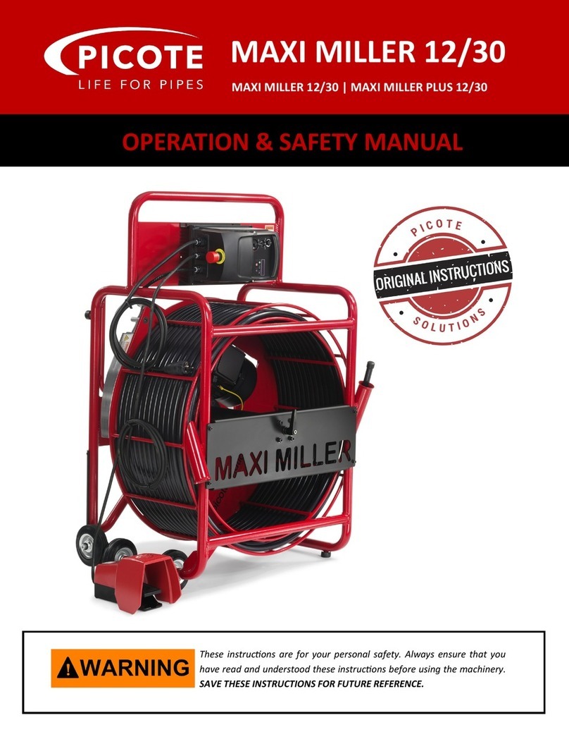 PICOTE MAXI MILLER 12/30 Use and care manual PICOTE MAXI MILLER 12/30 Use and care manual
