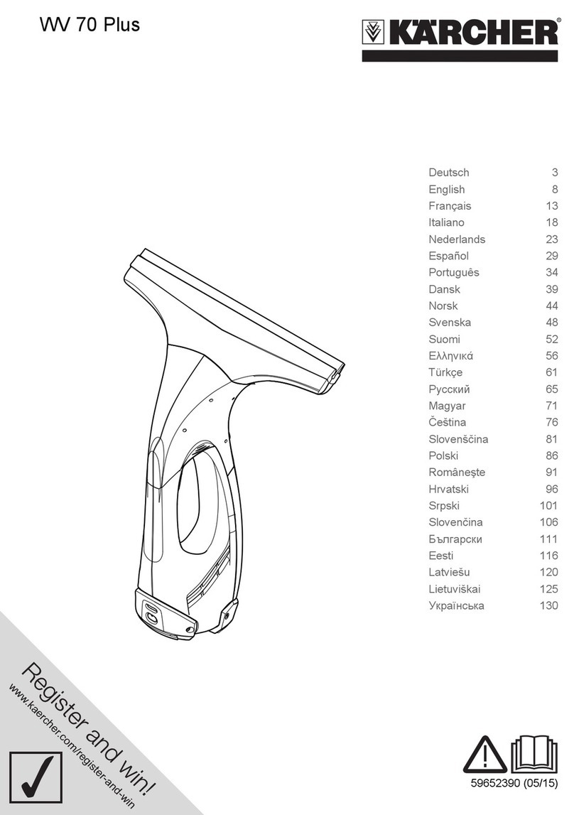 Kärcher WV 70 plus User manual