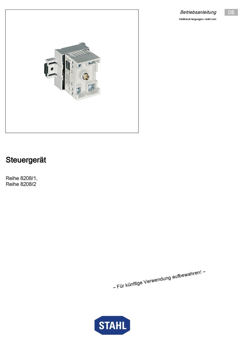 Stahl 8208/1 Series User manual
