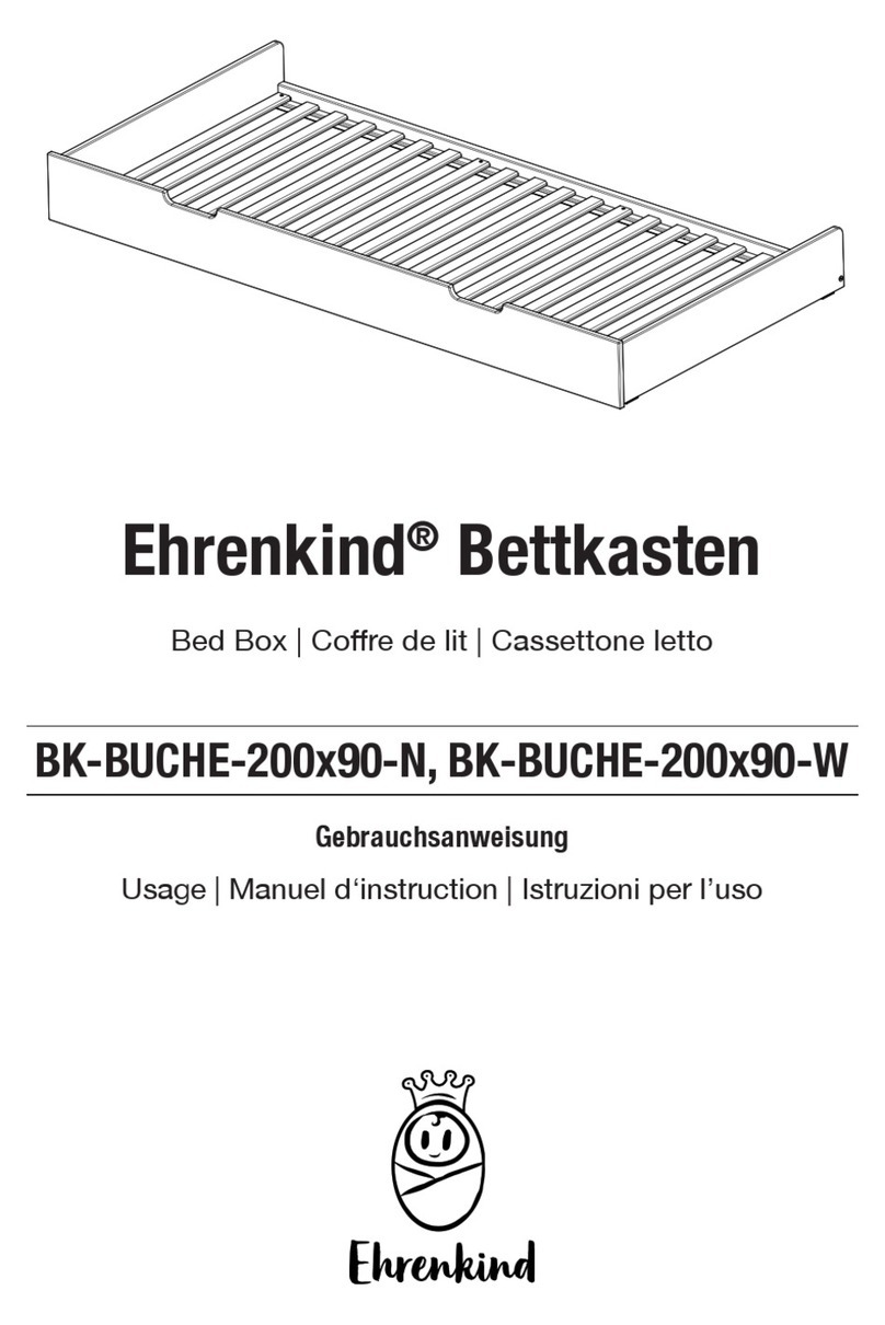 Ehrenkind BK-BUCHE-200x90-N Usage manual