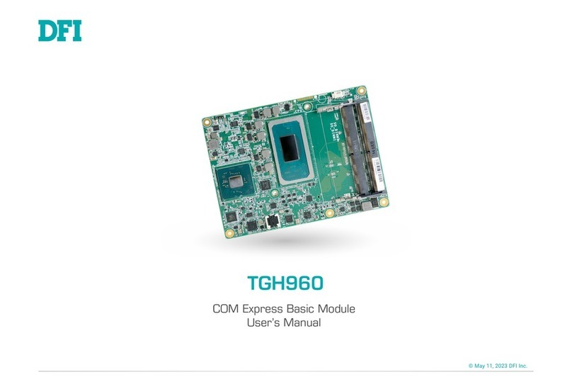 DFI TGH960 User manual