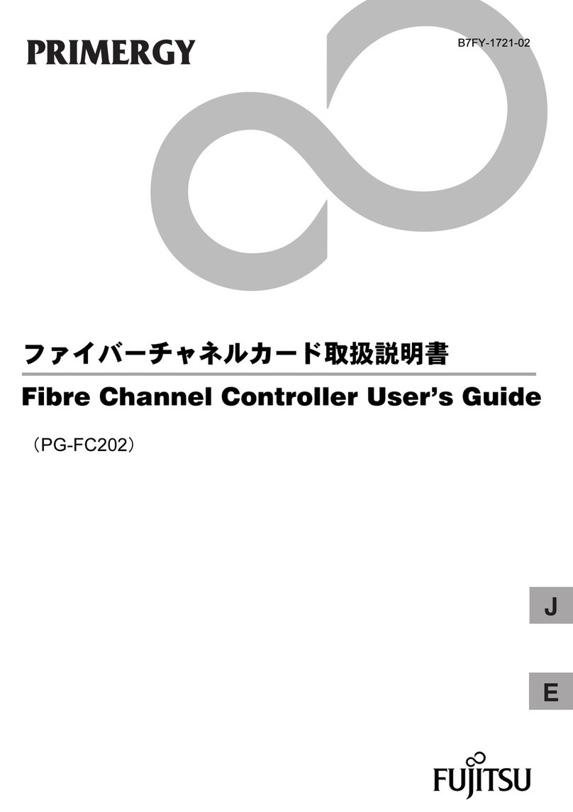 Fujitsu PRIMERGY PG-FC202 user guide