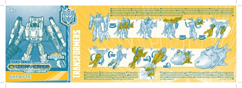 Hasbro Transformers Cyberverse Spark Armor Skybyte User manual