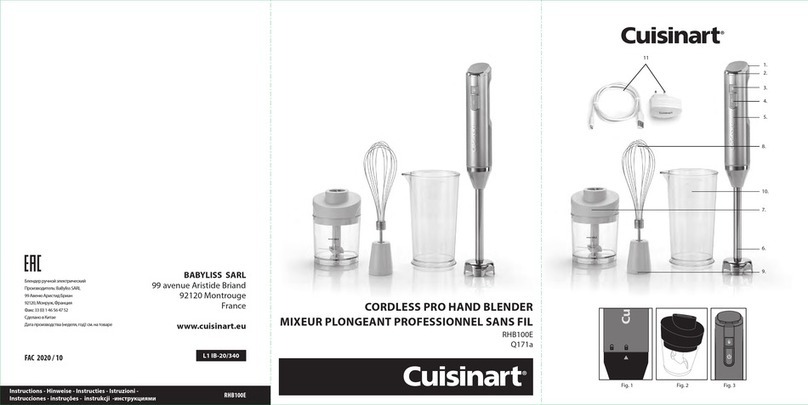 Cuisinart RHB100E User manual