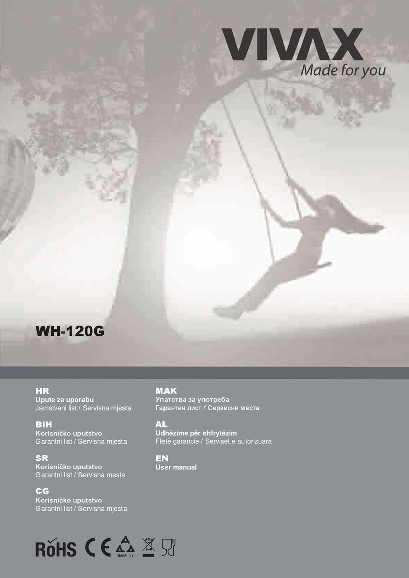 Vivax WH-120G user manual