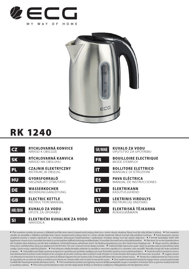 ECG RK 1240 User manual
