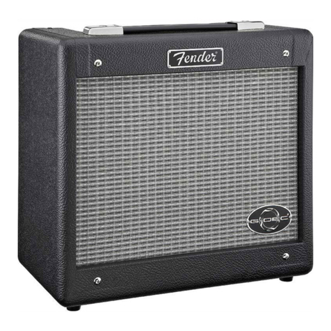 Fender G-DEC Junior User manual