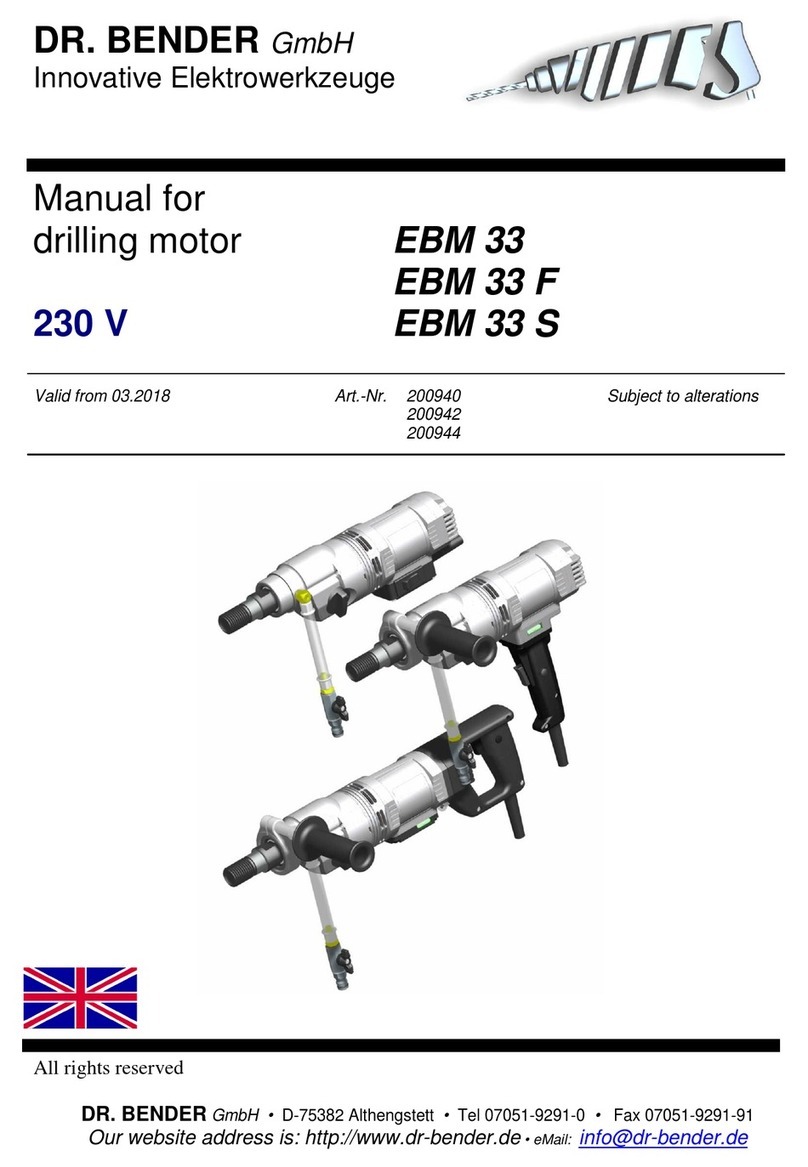 DR. BENDER 200940 User manual