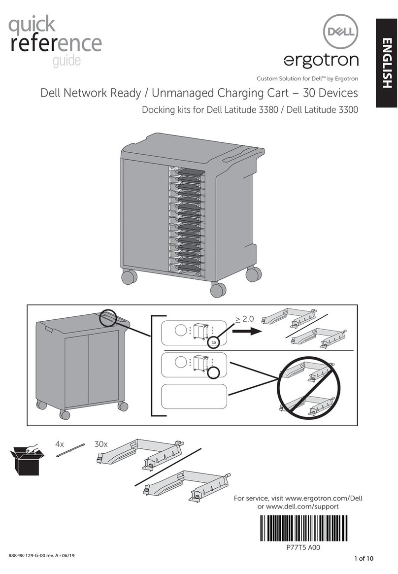Ergotron Dell Network Ready/Unmanaged Charging Cart 30... User manual