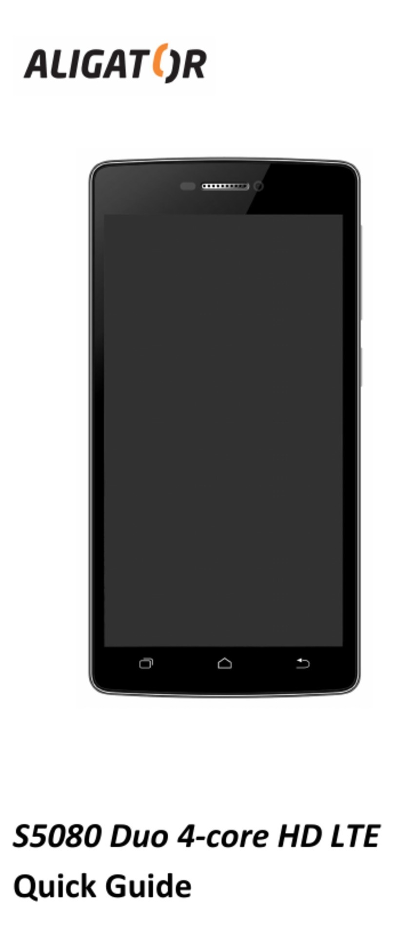 ALIGATOR S5080 Duo User manual