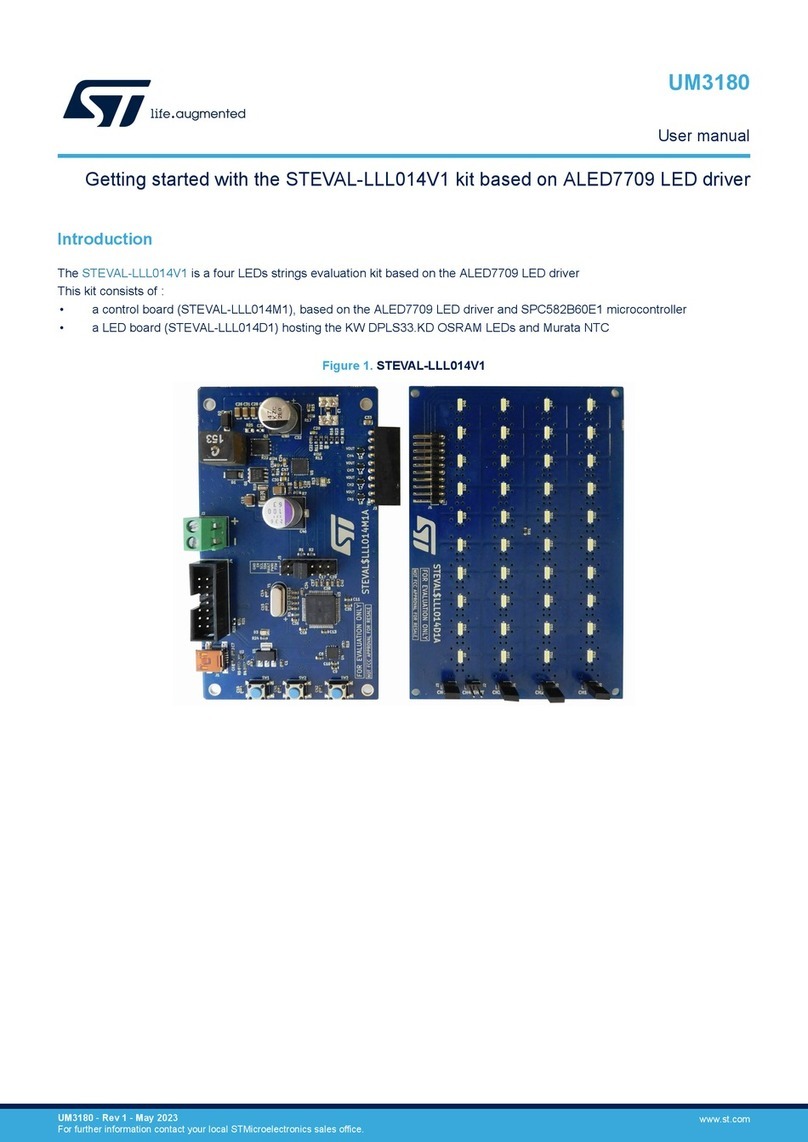 ST STEVAL-LLL014V1 User manual