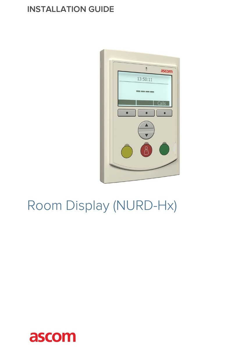 ASCOM NURD-Hx User manual