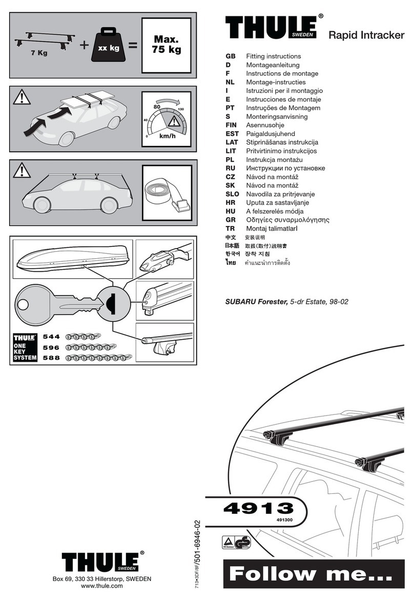 Thule 4913 User manual