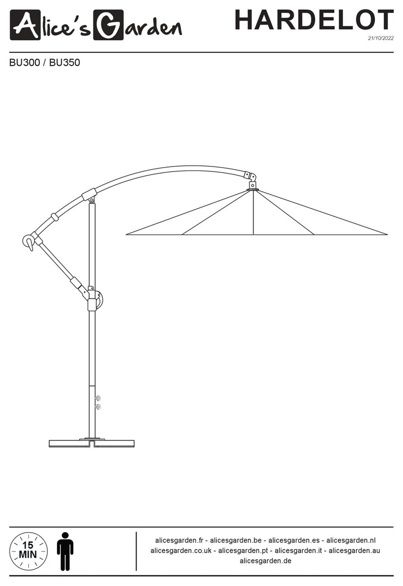 Alice's Garden HARDELOT BU300 quick start guide
