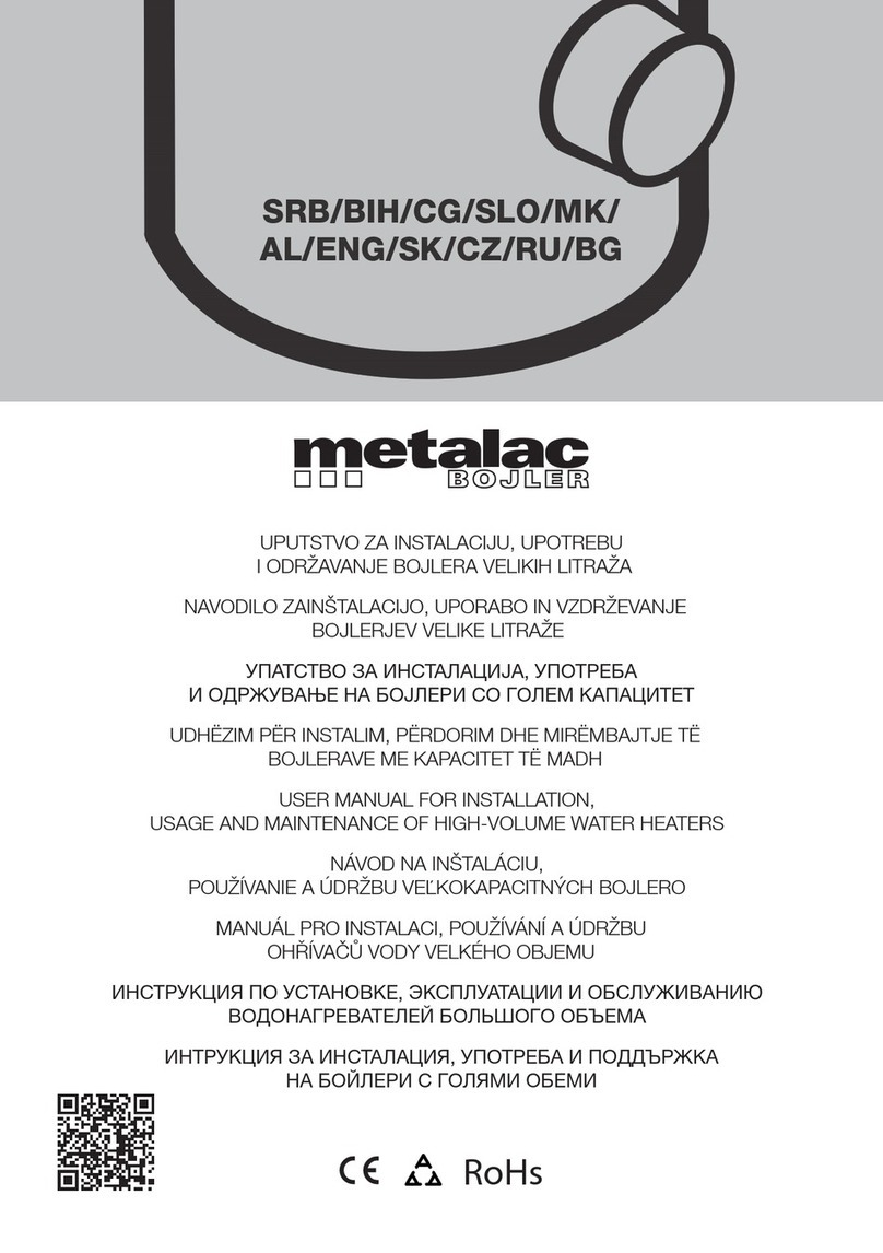 Metalac Bojler Taurus MAX 300 2i E user manual Metalac Bojler Taurus MAX 300 2i E user manual