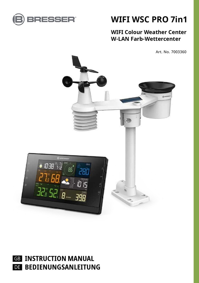 Bresser WIFI WSC PRO 7in1 instruction manual
