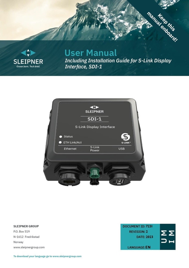 Sleipner S-Link SDI-1 User manual
