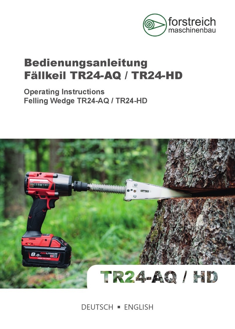 Forstreich Maschinenbau TR24-AQ operating instructions