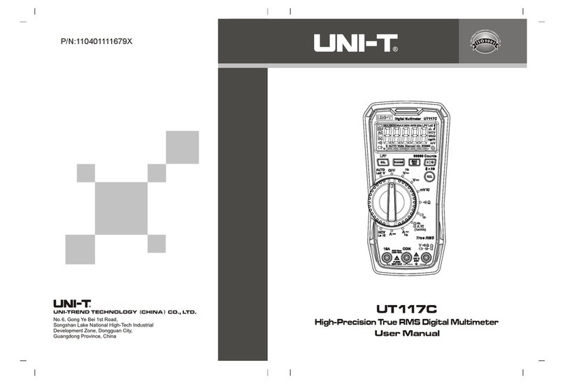 Unit UT117C user manual