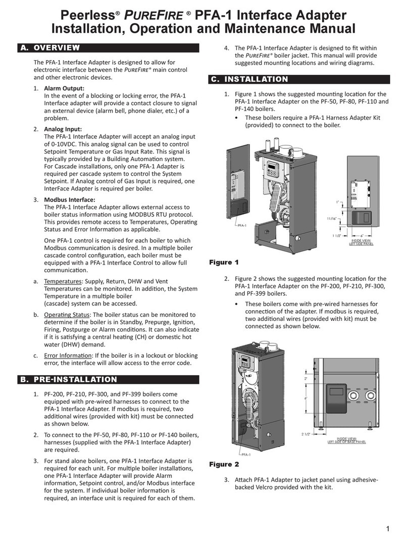 PEERLESS PUREFIRE PFA-1 User manual